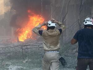 الهجوم المستمر على ادلب منذ شهر هو أخطر تصعيد في الحرب بين الرئيس بشار الأسد وأعدائه منذ الصيف الماضي