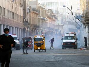 ثلاثة قتلى من المتظاهرين في بغداد