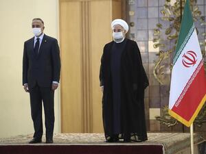 الكاظمي يبحث مع روحاني في طهران توسيع العلاقات التجارية ومكافحة كورونا