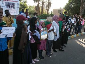 وقفة احتجاجية في الخرطوم في الذكرى الشهرية لفض الاعتصام