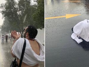 امطار غزيرة على مكة خلال الحج