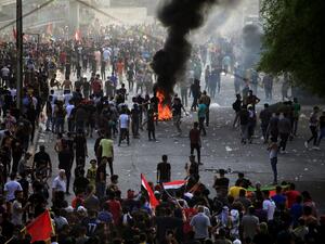 ثمانية قتلى مع تجدد للاشتباكات بين الشرطة والمحتجين ببغداد