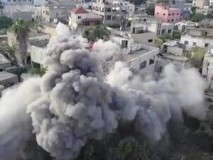 تفجير منزل عائلة الشهيد عمر ابو ليلى