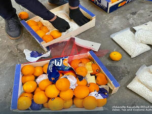 السعودية تضبط 4.5 مليون قرص كبتاغون مخبأة في شحنة برتقال