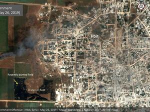 حقول وبساتين الفاكهة والزيتون تحترق في شمال غرب سوريا