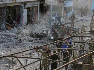 الانفجار اسفر عن مقتل ثمانية أشخاص واصابة 13 آخرين 