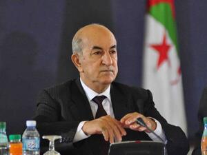 الرئيس الجزائري عبد المجيد تبون