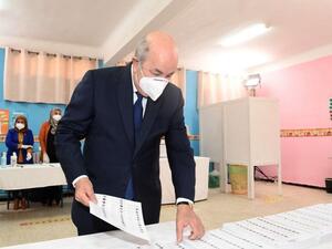 الرئيس الجزائري عبد المجيد تبون