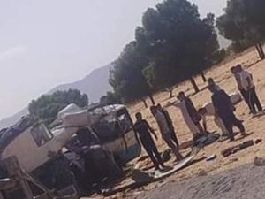 12 قتيلا في حادث سير مروع غربي الجزائر