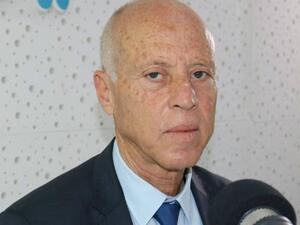 المرشّح المستقلّ قيس سعيّد، متصدّر الجولة الأولى من الانتخابات الرئاسية في تونس