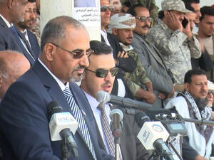 رئيس المجلس الانتقالي الجنوبي الانفصالي عيدروس الزبيدي