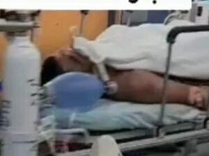 زكريا الزبيدي في العناية المركزة