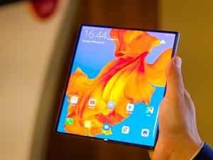 The smartphone when unfolded, measures in at 8-inches while the Galaxy Fold's display is 7.3-inches.