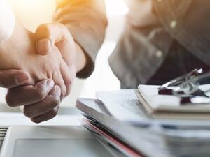 The share of completed M&A advisory fees up from 12 per cent to 32 per cent