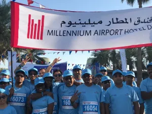 Millennium Airport Hotel Dubai Go the Extra Mile in Beat Diabetes Walk 2019