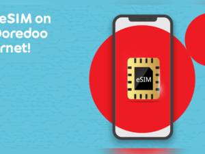 Existing Ooredoo customers can visit any Ooredoo store and switch to an eSIM at no additional cost.