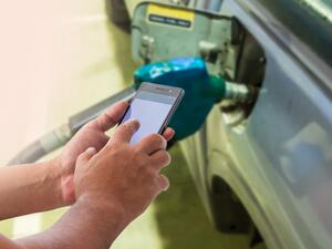 The app also allows for remote payments by entering the site and pump number details. 