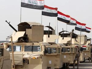 Rockets were allegedly fired near Camp Taji in Iraq, north of Baghdad (Twitter)