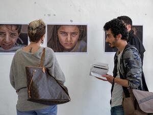 From the opening of "Cities of Beauty" by Mohammed Alsanani at Sama VA (Facebook)