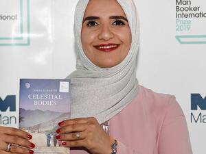 Jokha Alharthi the first Arabic language writer with her book 'Celestial Bodies' (Twitter)