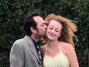 Sophie Perry with her father (Twitter) 