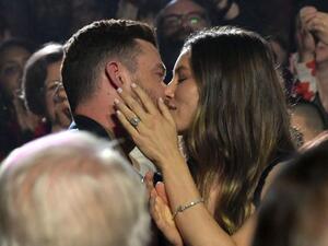 Justin Timberlake and Jessica Biel (Twitter)