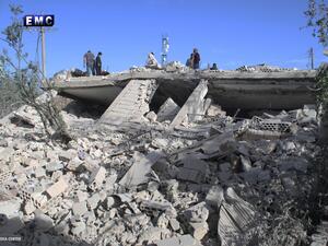 قرى وبلدات شمال سوريا سويت بالأرض نتيجة القصف