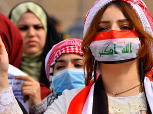  تجدد المواجهات بين المتظاهرين وقوات الأمن وسط العاصمة العراقية