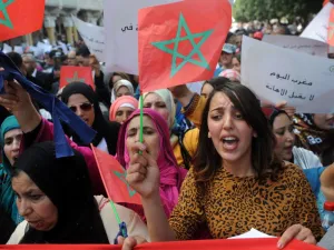 شهدت مدينة الفنيدق المجاورة احتجاجات شعبية للجمعة الثالثة على التوالي
