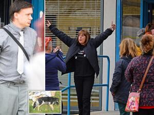 جون لوك مكلولين ووالدته