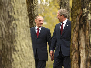 بوتين وبوش الإبن 