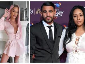 الجزائري رياض محرز وطليقته ريتا - صديقته الجديدة تايلور 