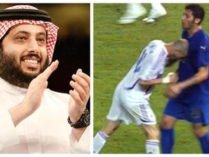 نطحة زيدان-تركي آل الشيخ