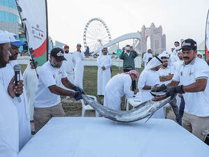 بيع سمكة كنعد بـ 34 ألف دولار أمريكي في أبوظبي