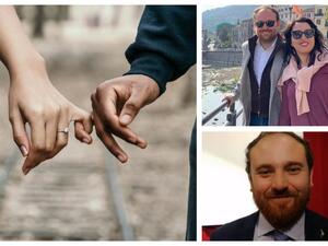 فلافيو دي مورو وحبيبته 