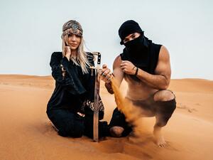 آجي لال في صحراء السعودية آجي لال في صحراء السعودية