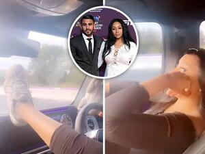 رياض محرز وزوجته ريتا رياض محرز وزوجته ريتا