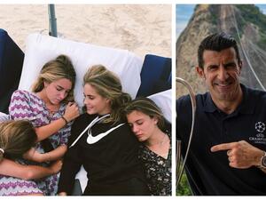 لويس فيغو وعائلته