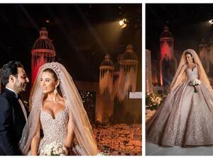 العروس سيرينا مملوك" وزوجها "أنطوني قاعور