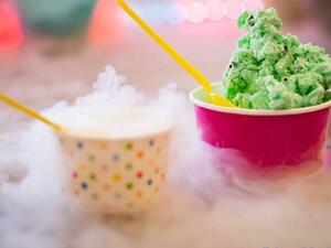 آيس كريم النيتروجين 