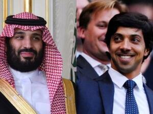 الشيخ منصور - الأمير محمد بن سلمان