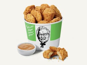 وجبة الدجاج المقلي" النباتي من كنتاكي وجبة الدجاج المقلي" النباتي من كنتاكي