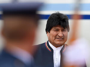 الرئيس البوليفي "إيفو موراليس"  الرئيس البوليفي "إيفو موراليس"