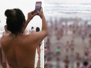 المئات من البريطانيين يتجردون من ثيابهم لأهداف خيريّة