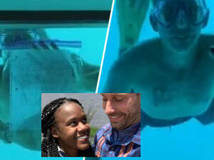 ستيفن ويبر" وخطيبته "كينيشا أنطوان"