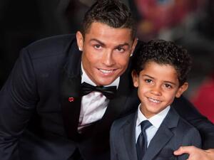 رونالدو وابنه