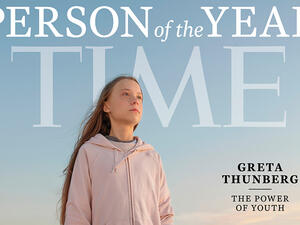 الناشطة السويدية "غريتا تونبرغ" 