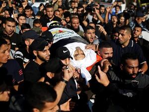  تشييع القيادي بسرايا القدس "أبو العطا" وزوجته بغزة