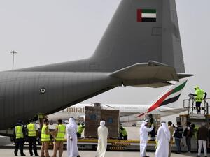 هذه المرة الثانية التي ترسل فيها الإمارات مساعدات لإيران في مواجهة كورونا