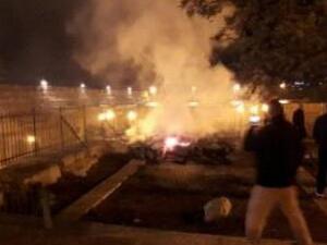 حريق بمنطقة المصلى المرواني في المسجد الأقصى بالقدس المحتلة